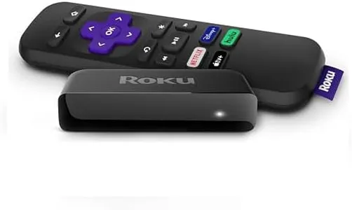 Roku Premiere | HD/4K/HDR Streaming Media Player, Simple Remote and Premium HDMI Cable, Black