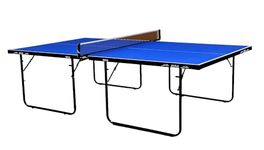 Stag Iconic Outdoor Table Tennis Table| Outdoor Compact Size T.T Table with Quick Assembly| Space Saving 16mm Thickness Table Set - (1 Table Top Cover,2 TT Rackets,6 Balls,1 Clamp Net)-Blue