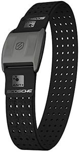 Scosche Rhythm+ Waterproof Armband Heart Rate Monitor - Bluetooth Smart Compatible, 8-Hour Battery - Black