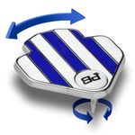 PuttBANDIT Alignment Golf Ball Marker (blue)