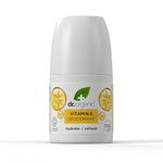 Dr Organic Vitamin E Deodorant, Aluminium Free, Mens, Womens, Natural, Vegan, Cruelty-Free, Paraben & SLS-Free, Certified Organic, 50ml, Packaging may vary