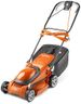 Flymo EasiStore 380R Electric Rotary Lawn Mower - 38 cm Cutting Width, 45 Litre Grass Box, Close Edge Cutting, Rear Roller, Central Height Adjust, Space Saving Storage Features