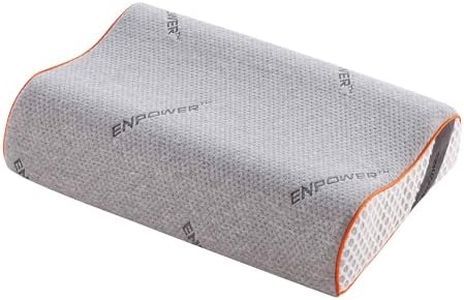 Sinomax Contour Neck Pillow for Sleeping Adjustable Memory Foam Pillows with Silver Ions for Hygiene Cervical Ergonomic Bed Pillow Neck Back Pain Relief Side Back Stomach Sleepers