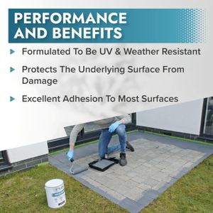 Polar Patio Paint Light Grey 5L – Outdoor Concrete & Stone Floor Coating, UV Resistant