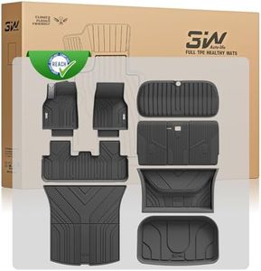 3W Tapis de Sol pour Tesla Model Y Kit 10 2025 Juniper(Non compatible avec Model Y New Standard 2026), Thorex™ de Premium Tapis Voiture et de Tapis de Coffre Toutes Saisons Antiderapant et Imperméable