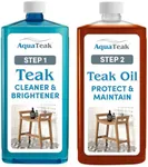 AquaTeak Care Kit: Premium Teak Oil & Teak Cleaner & Brightener