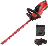 PowerSmart 20V MAX 18-Inch Hedge Trimmer Cordless, Lithium-Ion Battery Powered Shrub Trimmer, 2.0Ah Battery and Charger Included