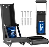 Sinotekk 16 oz Can Crusher Wall Mounted | Heavy-Duty Thickened Steel | with Built-in Bottle Opener & Non-Slip Handle | Flattened Aluminum Can in Seconds | Space-Saving Recycling Tool for Home & Garage