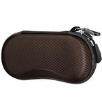 FINTIE Sunglasses Case for Men and Women - Hard Shell Shockproof Sport Glasses Case - Zipper Portable Spectacle Cases with Clip