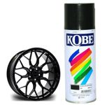 kobe Glossy Black Acrylic Aerosol Multipurpose Spray Paint for Art and Craft, Metal, Wood, Wall, Vinyl, Plastic, Fiberglass, Designer Spray Paint 400ml