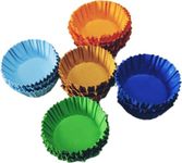 HOPE KART Small Paper Dona Bowl Cups Disposable for Prasad Peda Laddu Muffins Cupcakes Holder Moulds Baking Vaati 5 Dia x 2 Height cms Round Multicolor (400)