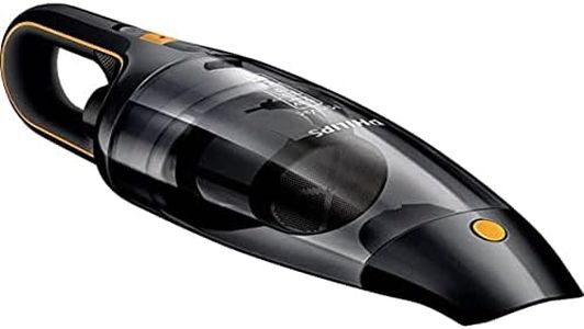 Philips Domestic Appliances MiniVac Aspiratore manuale - Senza sacchetto, con flusso d'aria ciclonico e ugello aerodinamico - Batteria da 10,8 V - FC6149/02