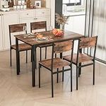 GOFLAME 5-Piece Dining Table Set, I