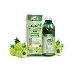 Zandu Amla Juice 1L, with 5 added Herbs, Immunity Booster, Pure and Natural, Powerful Antioxidant, Good for Bones and Hair, No Added Sugar