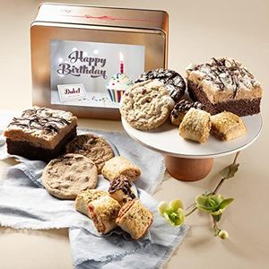 Birthday Gift Baskets, Food Gift Baskets for Women Him Her, Mom Dad, College Student, Military Trainee, Teens, Friends, Boy or Girl By Dulcet Gift Baskets