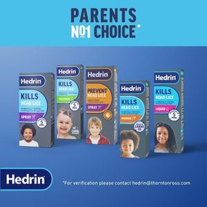 Hedrin Head Lice Treatment Gel 250ml – Liquid Formula