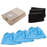 Dust Bag Blue Cloth Cover Foam Filter, Filter Set For Ein*hell Wet And Dry Vacuum Cleaner TC-VC 1800 For Wet Vacuuming And Dry Vacuuming