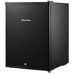 Russell Hobbs 65L Mini Fridge with Lock & Key RHTTF67B-LCK, Table top Lockable Fridge, Energy F & Ice Box, Black