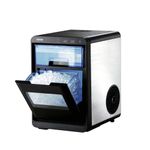 VEVOR Self-Cleaning Portable Machine, Countertop Ice Maker with Scoop, 44 lbs per Day, Drawer-Style Ice Access, Nugget Ice-Making Machine with Chewable ICES for Kitchen, Home, Office, Party & Bar