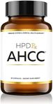 HPD Rx Premium AHCC & Shiitake Mushroom 1100 mg per Serving Supplement, Natural Immunity Booster, Maintains Natural Killer Cell Activity | AHCC is Proven in 30+ Studies | 30-Day Supply, 1-Pack