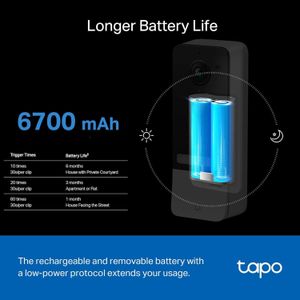 Tapo 2K Wireless Video Doorbell – Smart Home Security Camera