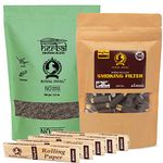 ROYAL SWAG Ayurvedic Herbs Herbal Smoking Blend - Ayurvedic Smoking Mixture Tobacco Free and Nicotine Free 30g With Rolling Papers Pack Of 5(33*5 = 165 Papers) And 1 Pack Smoking Filters(50Pc Filters)