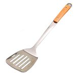 Naidev Flipper Kitchen Cooking Stainless Steel Utensils Set Wooden Handle Egg Flipper Gadgets Spatula Set Hook,Slotted Turner (Turner, 1)