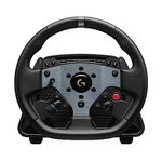 Logitech G PRO Racing Wheel for PC, Direct Drive 11 Nm Force, TRUEFORCE Force Feedback, Magnetic Gear Shift Paddles, Dual Clutch, OLED Display, Quick Release, PRO Button Layout, Black