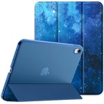 Easyacc Case for iPad 10th Generation 2022, Slim Hard Back 10th Gen Cover iPad Protective Smart Stand Case for iPad 10 Generation, Blue Sky