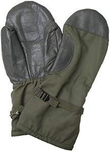 Genuine German Army Goretex Waterproof Extreme Cold Weather Fur Lined Mitts in Olive New Unused Surplus (9)