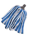 Addis MEGA 100% Microfibre Mop Replacement Refill head, Blue & White