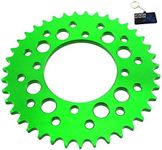STONEDER Green 420 41 Teeth 76mm Aluminum Billet Rear Sprocket For SDG Wheel 50 70 90 110 125 140 150 160 170 180 190cc Chinese Pit Dirt Bikes Stomp Demon X WPB Orion M2R Lucky MX Thumpstar