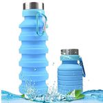 Elevea ππ ππππ«π¬ πππ«π«ππ§ππ² Collapsible Water Bottle - Portable Silicone Water Bottle Retractable Folding Coffee Bottle Outdoor Travel Drinking Collapsible Sport Drink Kettle 550ml
