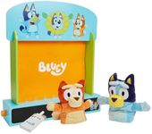 BLUEY – Puppet Theater – Colorful Wooden Play Set with Theater and Puppets – FSC-Certified Material – Imaginative Fun for Ages 3 Years and Up