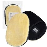 DU Life Wool Car Wash Mitt, 2Pcs Soft Professional Wash Mitts Gently Cleans Double-Sided Car Wash Glove Polishing Waxing Gloves for Auto Detailing Car Washing Accessoriest