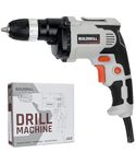 BUILDSKILL Drill Machine 400W, 0-3000 RPM 10mm Keyless Chuck, Reverse/Forward, Variable Speed, Drill Machine for Home Use Drilling Machine (6 Months Warranty)