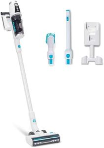 Simplicity Vacuums Stick Vacuum Cordless Rechargeable S67, Lightweight Household Vacuum Cleaners for Pet Hair with 3 Speeds, Multi-Surface Use, HEPA Filter Media, 35 Min Runtime, LED Light, Wall Mount