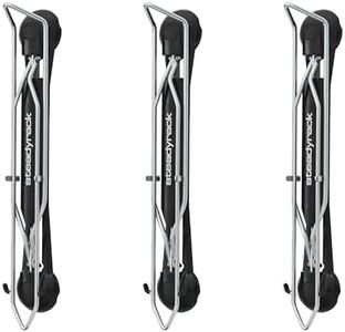 Steadyrack Bike Rack for Road Bikes 3 Packs Original Wall Mounted Vertical Bike Storage - Fits Narrow Tires - Space Saving Pivot Design - Heavy-Duty Steel Rack for Indoor Garage, Apartment or Home Use