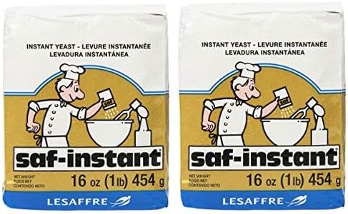 LeSaffre Saf-Instant Yeast, Gold, 1 Pound, (Pack of 2)