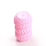 Vibit - Vibrating Massage Roller for Foot, Leg, Muscles, and More, Great for Pain Relief, Sciatica, and Plantar Fasciitis, Portable, Lightweight, 3 Vibration Levels (Pink) (10cm Diameter)