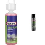 Wynn's Lead Stubstitute Replacement Petrol Additive Fuel Stabiliser 250ml Treats 250L Unleaded & Air Intake Carburettor & Throttle Valve Cleaner Petrol Aerosol 500ml