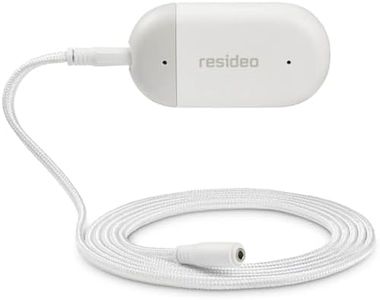 Resideo CHW3610W8001 WiFi Water Leak and Moisture Detector For Home, Smart Water Sensor Alarm and Freeze Detector, Water Detector Alarm for Basement, Bathroom, and Under Sink