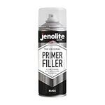 JENOLITE Primer Filler Spray Paint | BLACK | High Fill Multi-Surface Primer Paint | Fills Small Dents & Scratches | Perfect For Car Bodywork, 3D Printer Models & More | 400ml