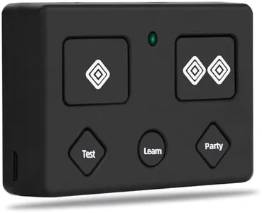 Upgrade Gate Remote Control Replace for AXP1, 5-Button Remote Transmitter Fits Gate Opener Models TSS1XP TDS2XP TSS1 TDS2 LDM2 LDM2K HDP1 HDP2 DD2U LSM1 DS1U, Partymode + Battery Test Button 1pack