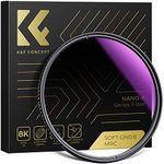 K&F Concept 67mm Soft GND8 Graduated Lens Filter GND ND0.9 (3 Stops, 12.5%) Optical Glass Gradient Neutral Density Optical Glass for DSLR Camera (Nano-X Series)