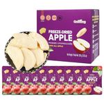 ONETANG Freeze-Dried Fruit Apple Chips, 10 Pack Single-Serve Pack, Non GMO, Kosher, No Add Sugar, Gluten free, Vegan, Holiday Gifts, Healthy Snack 0.35 Ounce