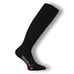 Travelsox Graduated Compression Socks, Black, Large, TS1000