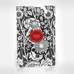 The Master Herbalist SANDALWOOD Scented Wardrobe Freshener Sachet in a WILLIAM MORRIS Design in BLACK