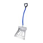 20-Inch Heavy Duty Aluminum Ergonomic Snow Shovel, Blue, (Retail Ready)