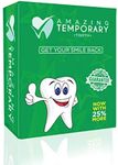 (Bright Shade) Amazing Temporary Tooth Replacement Kit Temp Repair Missing Tooth Available in Natural or Bright Shade